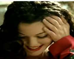 She appeared in the music video of the song 